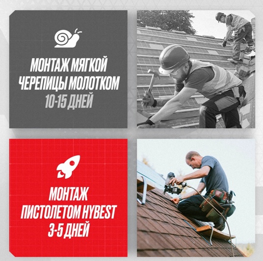 Монтаж черепицы