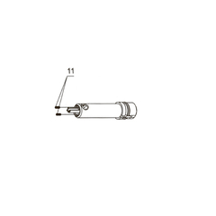 Запчасть №11 для FD301R. Пружина стального шарика фиксатора