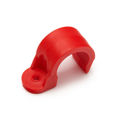 Крепеж-скоба односторонняя 20 мм (красная, 100 шт/уп) FEDAST