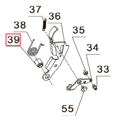 Запчасть №39 для PAG-PC84. Втулка