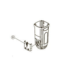 Запчасть №51 для Hybest GSR40A. Крышка клапана внешняя