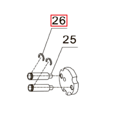 Запчасть №26 для PAG-PC84. Кольцо втулки