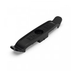 Держатель плоского кабеля двусторонний для прямого монтажа на 4 места черный (20шт/уп) Промрукав