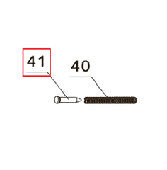 Запчасть №41 для PAG-PC84. Стержень пружины затвора