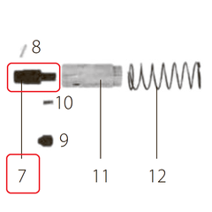 Запчасть №7 для FDPAG-H8. Основание бойка