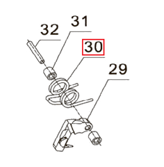 Запчасть №30 для PAG-PC84. Пружина боевая