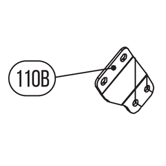 Запчасть №110B для HGSR. Пластина подвесного крюка