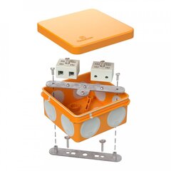 Коробка огнестойкая для о/п двухкомпонентная 60-0210-FR10.0-4 Е15-Е120 80х80х40 (1 шт/уп) Промрукав