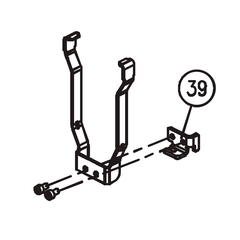 Запчасть №39 для Hybest GSR40A. Фиксатор ствола
