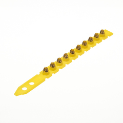 Монтажный патрон в кассете К-4 для порох. монтаж пистолетов (кал. 6,8х11 мм, желтый, 100 шт/уп) FEDAST