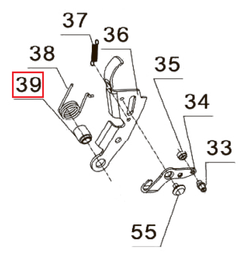 Запчасть №39 для PAG-PC84. Втулка