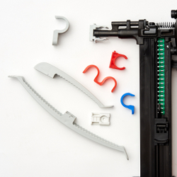 Пистолет гвоздезабивной монтажный Hybest SR40 (пневматический, гвозди CN)