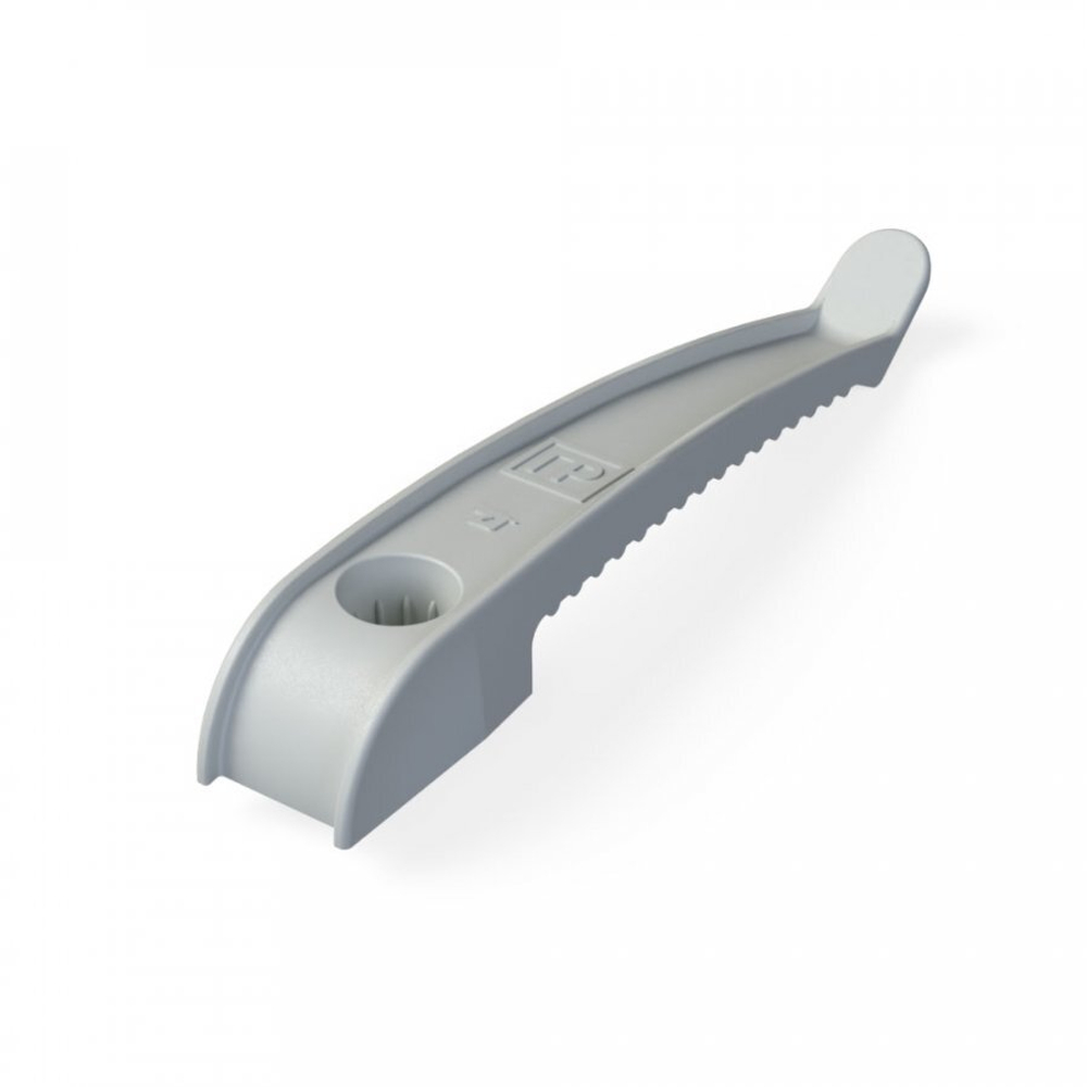 Держатель кабеля односторонний для прямого монтажа серый (20шт/уп) Промрукав