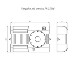 Площадка под стяжку для прямого монтажа (серая, 100шт/уп) Промрукав