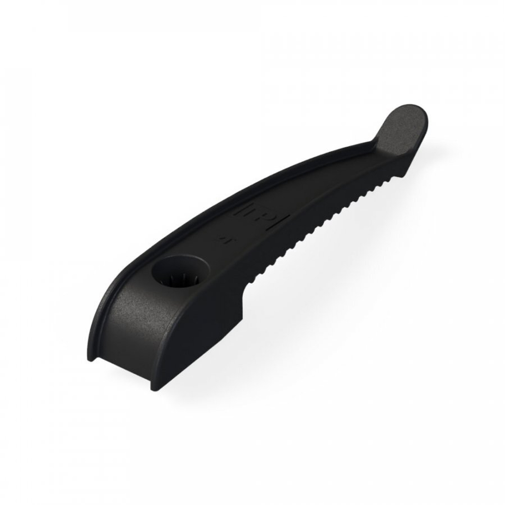 Держатель кабеля односторонний для прямого монтажа черный (20шт/уп) Промрукав