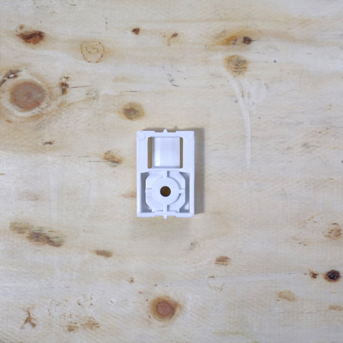 Площадка под стяжку для монтажного пистолета (белая, 100 шт/уп) Промрукав