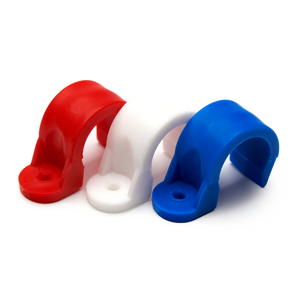 Крепеж-скоба односторонняя 20 мм (синяя, 100 шт/уп) FEDAST