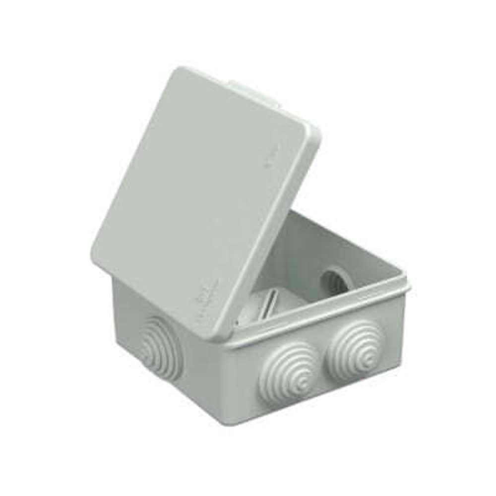 Коробка распределительная 40-0302 для о/п безгалогенная (HF) серая 100х100х50 (1 шт/уп) Промрукав