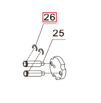 Запчасть №26 для PAG-PC84. Кольцо втулки