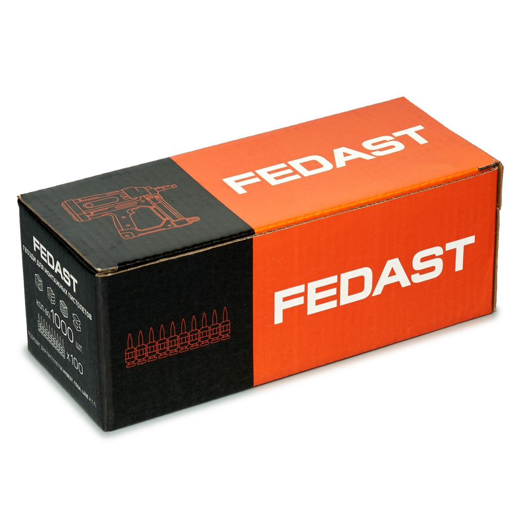 Гвозди 3.0*22 мм усиленные для монтажного пистолета FEDAST