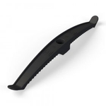 Держатель кабеля двусторонний для прямого монтажа черный (20шт/уп) Промрукав