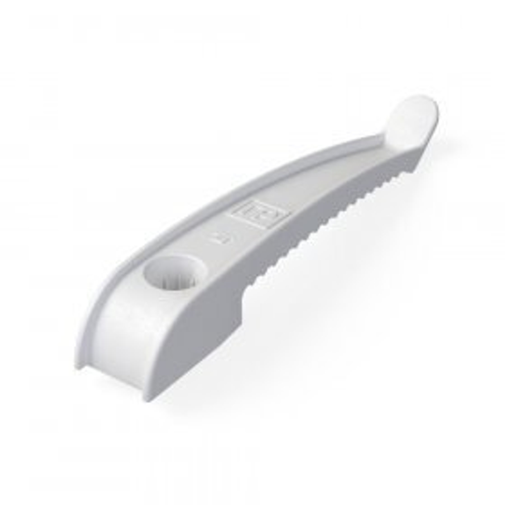 Держатель кабеля для монтажного пистолета (одностор., серовато-белый, (20шт/уп)) Промрукав