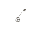 Запчасть №29 для FD301R. Заглушка