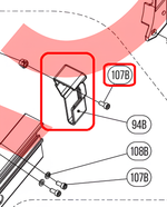 Запчасть №94B для HGSR. Упор