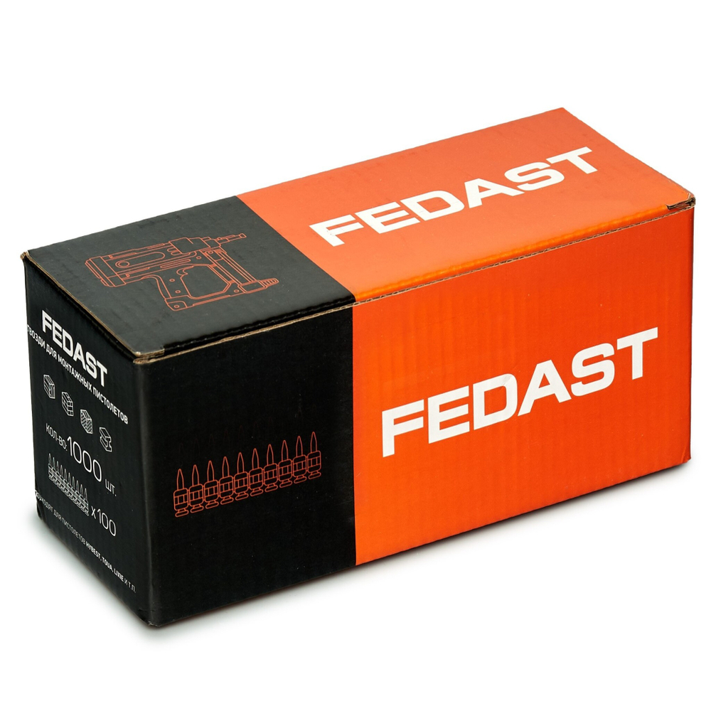 Гвозди 3.0*38 мм усиленные для монтажного пистолета FEDAST