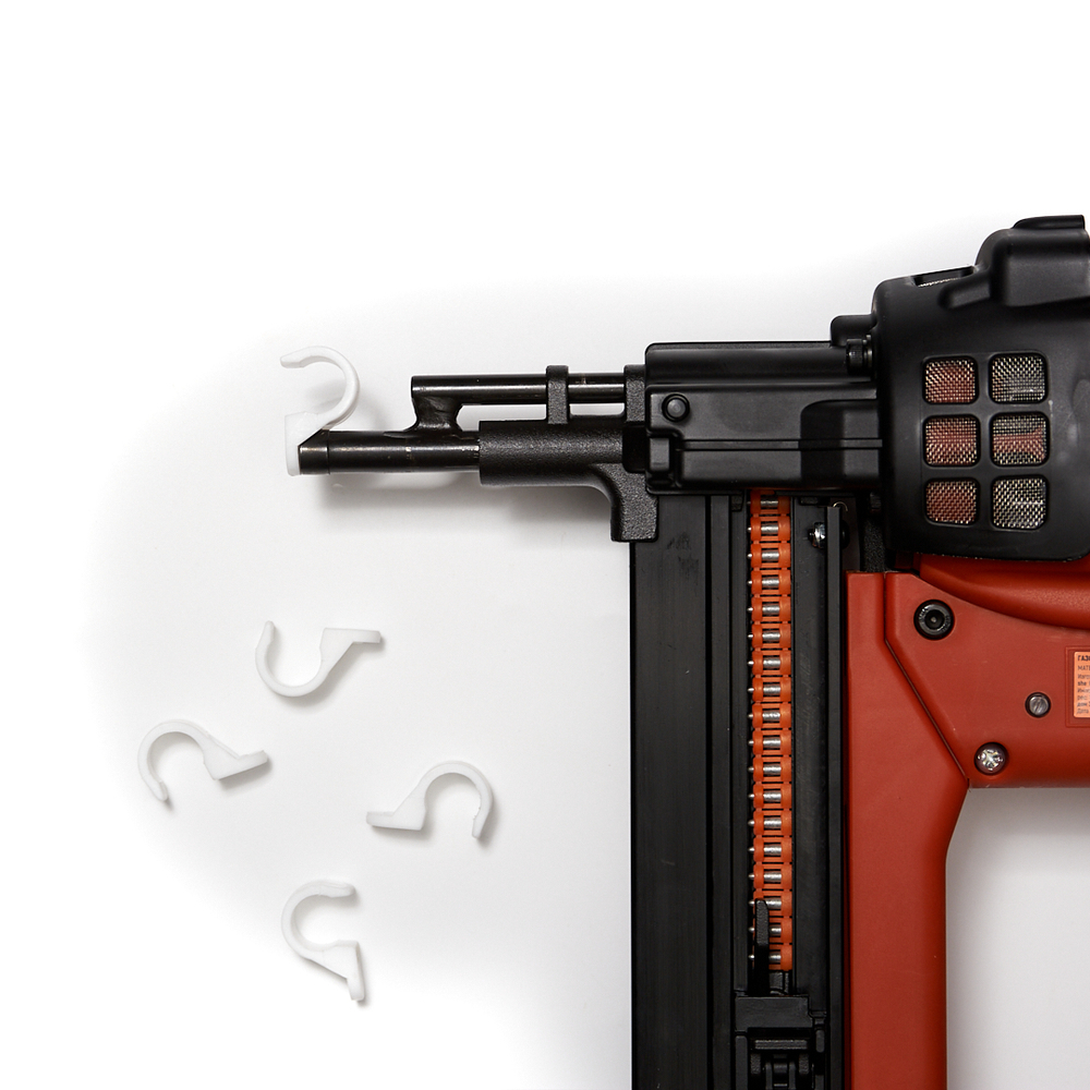 Крепеж-скоба односторонняя 16 мм (белая, 200 шт/уп) FEDAST