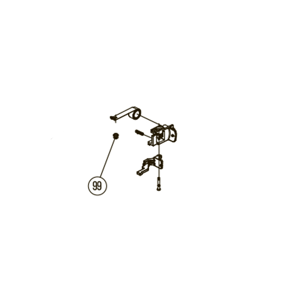 Запчасть №99 для Hybest GSR40A. Предохранительная гайка