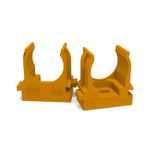 Крепеж-клипса для труб для монтажного пистолета оранжевая д20 (100шт/уп) Промрукав