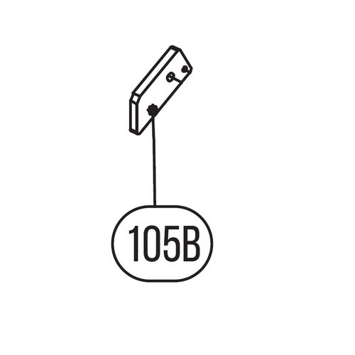 Запчасть №105B для HGSR. Пластина