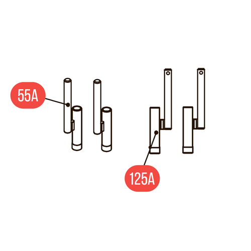 Комплект №7 для Hybest GSR40A (Комплект быстросъемных стволов x2)