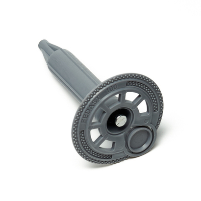 Тарельчатый дюбель гриб 100 мм с крышкой для газоблока для порох пистолета IN100-90 (100 шт/уп) FEDAST