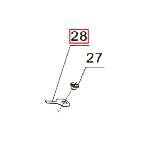 Запчасть №28 для PAG-PC84. Пружина отбоя