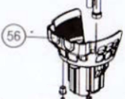 Запчасть №56 для Hybest GSR40A. Защитный кожух