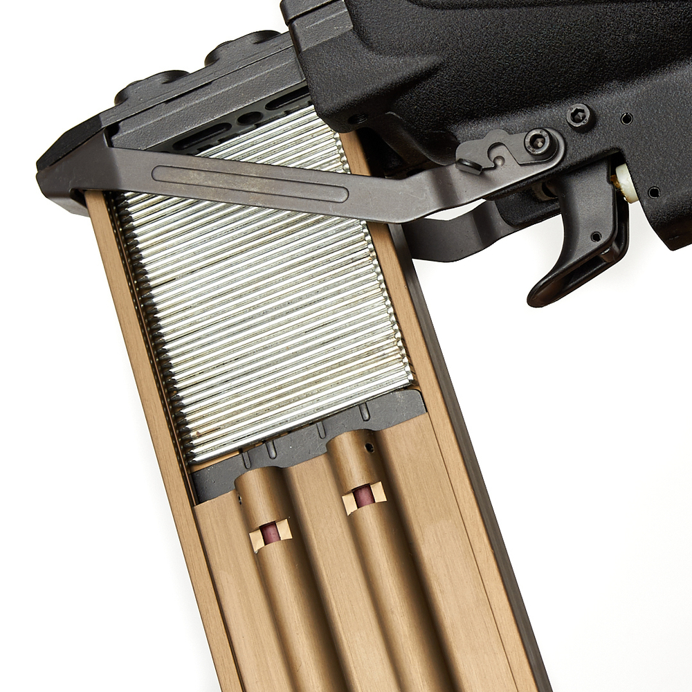 Пистолет гвоздезабивной монтажный Hybest ST64E (пневматический, гвозди ST 13Ga)