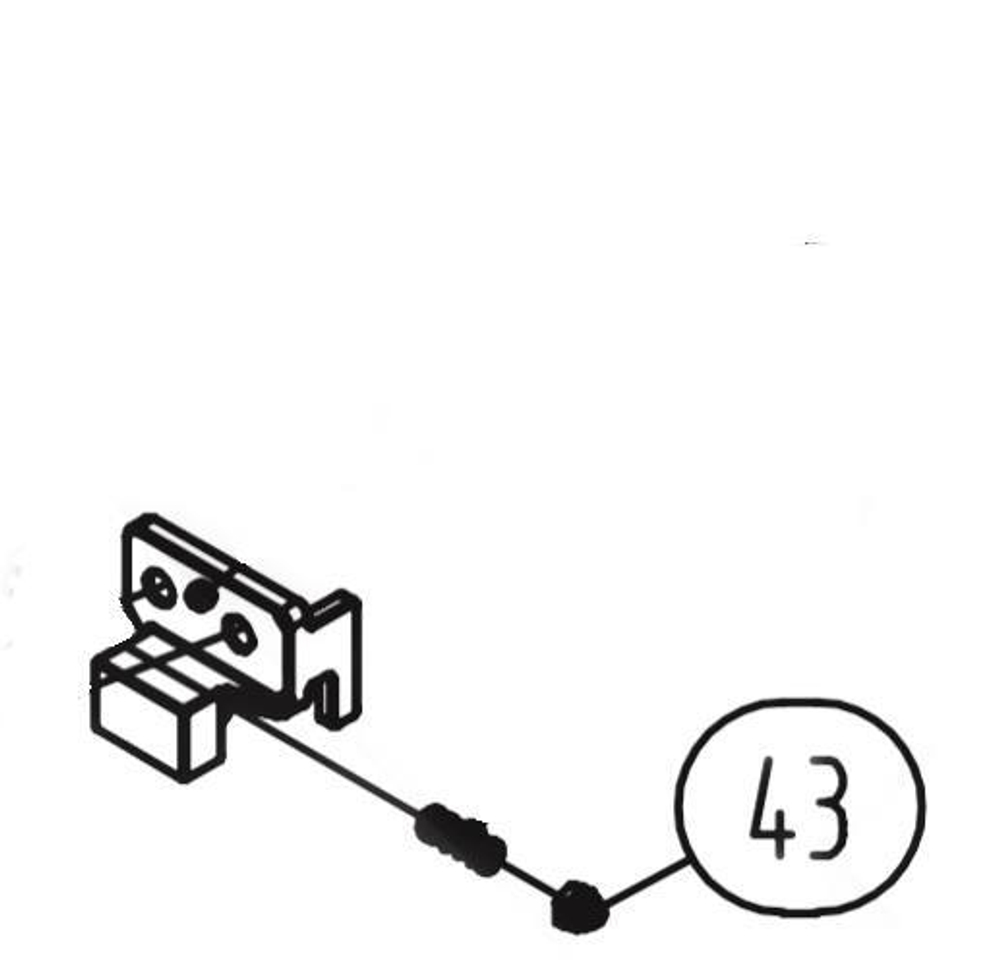 Запчасть №43 для GSR40A (новая версия). Замковая гайка