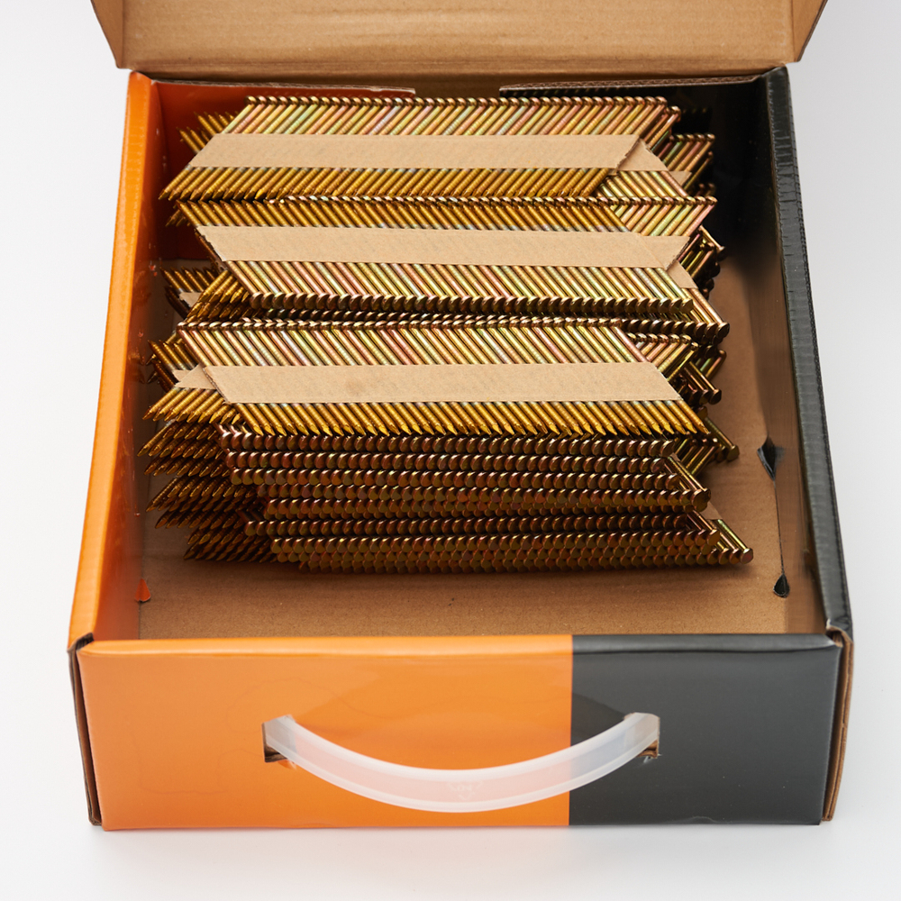 Реечные гвозди по дереву тип D34 (2,8х63, RIEG гальв. кольц. накат., 3000 шт/уп) FEDAST