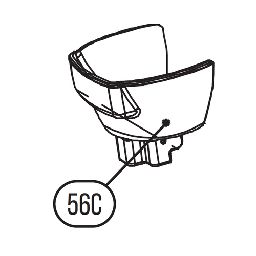 Запчасть №56C для HGSR. Защитный кожух