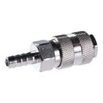 Фитинг Штуцер евро (мама) - Штуцер елочка 8 мм с обжимным кольцом 8х13мм