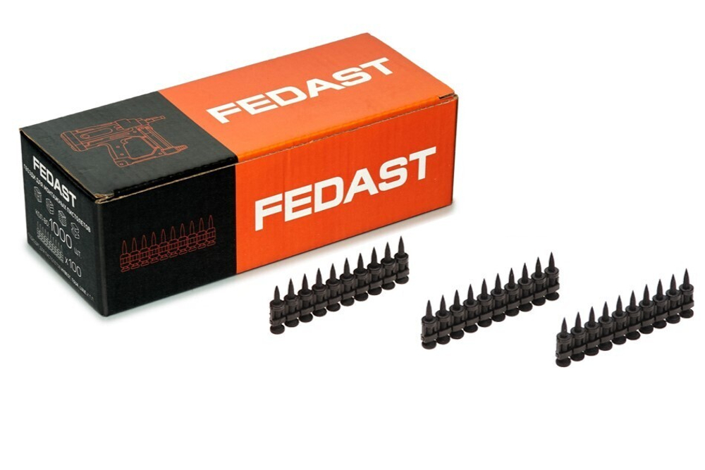 Гвозди 2.7*19 мм кованые с ребрами жесткости (1000шт/уп) FEDAST