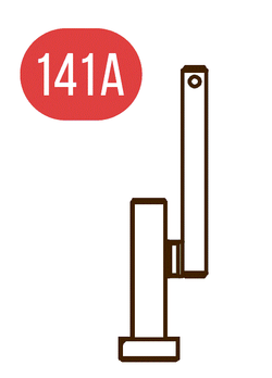 Ствол с магнитной насадкой, Запчасть №141A для HGSR. Ствол тип M.