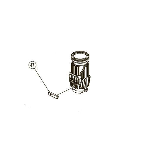 Запчасть №47 для Hybest GSR40A. Выпускной фильтрующий элемент