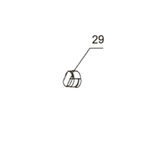 Запчасть №29 для FD301R. Заглушка
