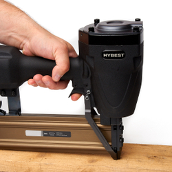 Пистолет гвоздезабивной монтажный Hybest ST64E (пневматический, гвозди ST 13Ga)