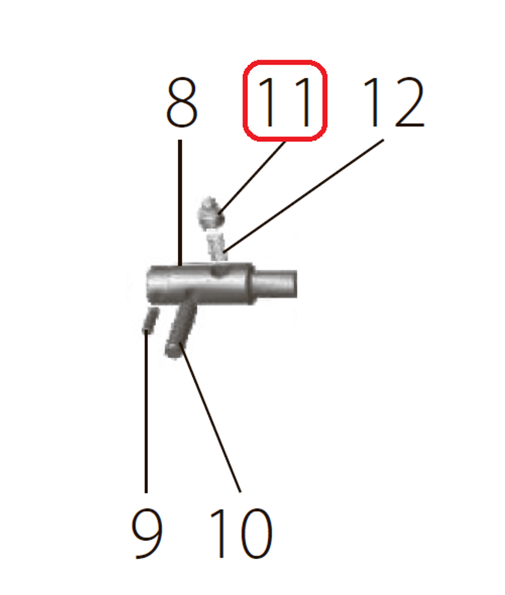 Запчасть №11 для FDPAG-Т9ZG. Замедляющий штифт