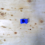 Крепеж-клипса для сантехнических труб для монтажных пистолетов (20 мм, синий,100 шт/уп)