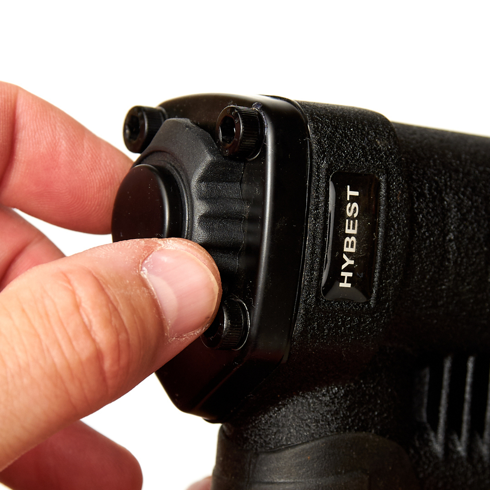 Пистолет скобозабивной мебельный Hybest 8016F (пневматический, обивочные скобы тип 80 21Ga)